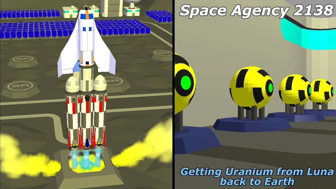 Space Agency 2138 Gameplay 06 | Getting Uranium from Luna back to Earth