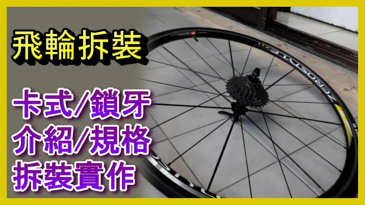 🚴‍♂️飛輪怎麼拆？卡式vs鎖牙一次搞懂⚙️#自行車維修 #飛輪拆裝 #卡式飛輪#CassetteFreewheel #BikeMaintenance 阿寶頻道 ACL Abao 自EP14