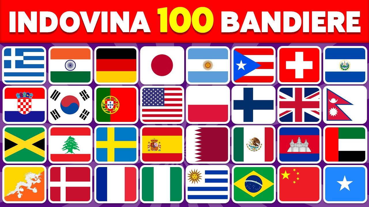 🚩Das Gro&szlig;e FLAGGEN QUIZ 🌍 Kannst du alle 50 Flaggen erraten?