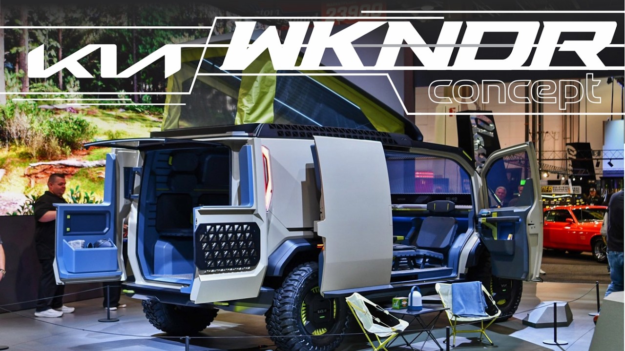 New Kia PV5 WKNDR Camper Van Concept : Specs, Eksterior, Interior