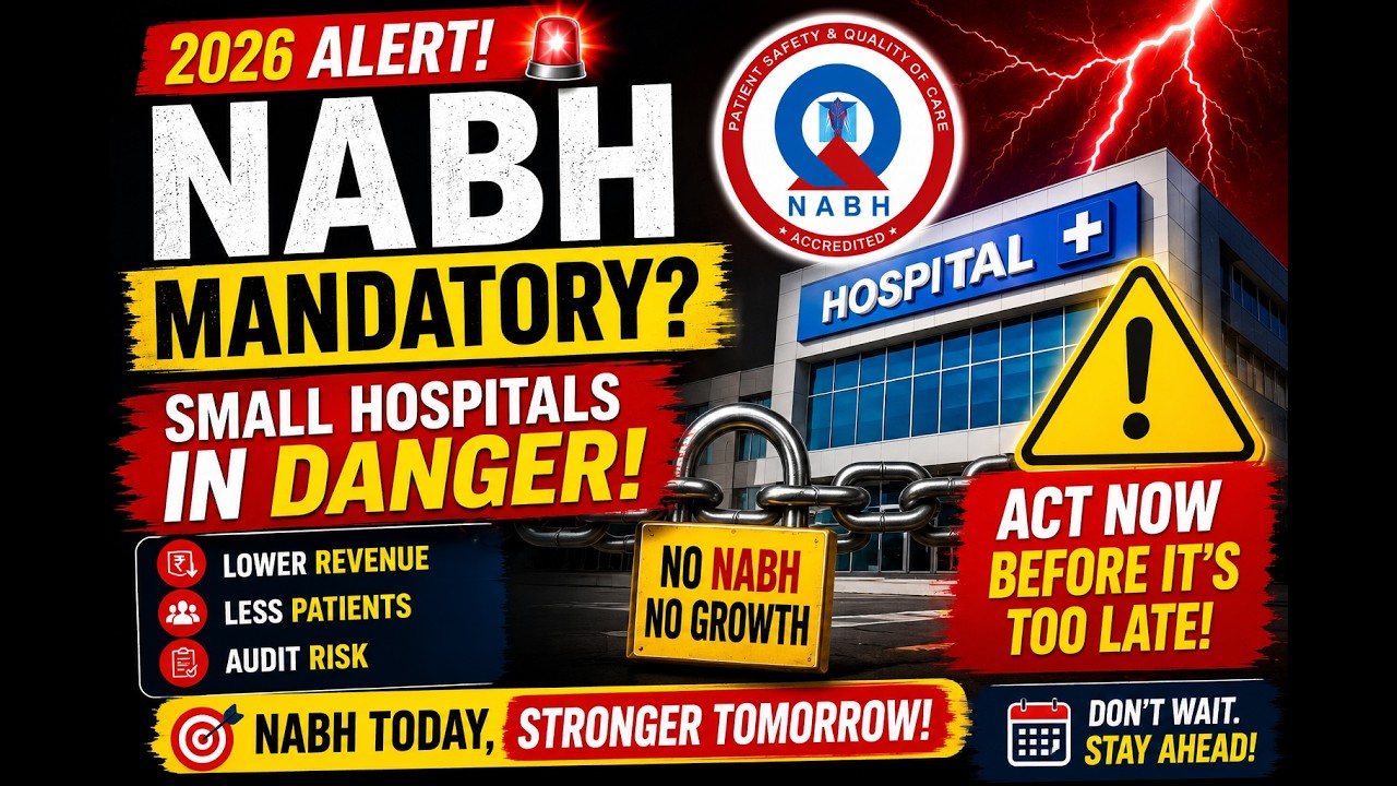 NABH Mandatory 2026? Small Hospitals Must Act NOW Before It's Too Late!