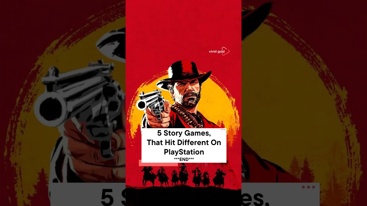 Here are 5 story-driven games that deliver unforgettable moments. #PlayStation  #VividGold #