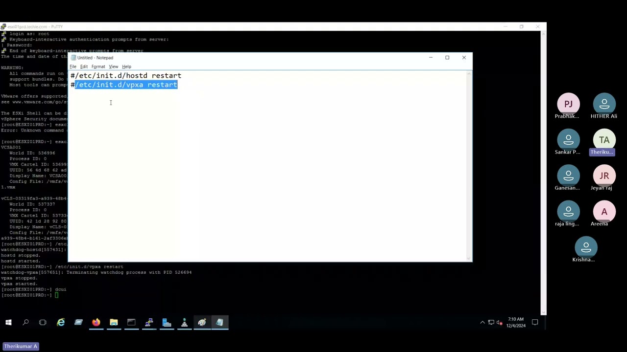 VMware ESXI Disconnected problem and Solutions | ESXI Troubleshooting in Tamil