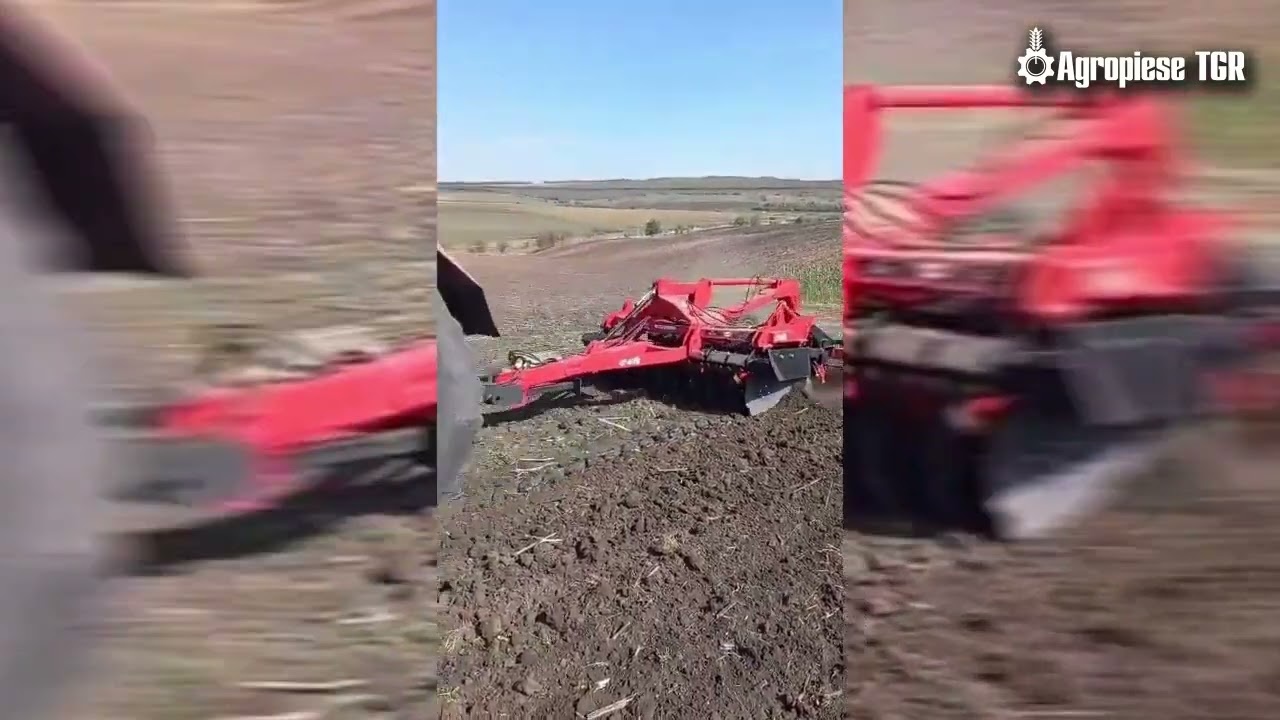 Запуск полуприцепной дисковой бороны EFE ELP 20 61 с трактором Беларус 1025 2 2