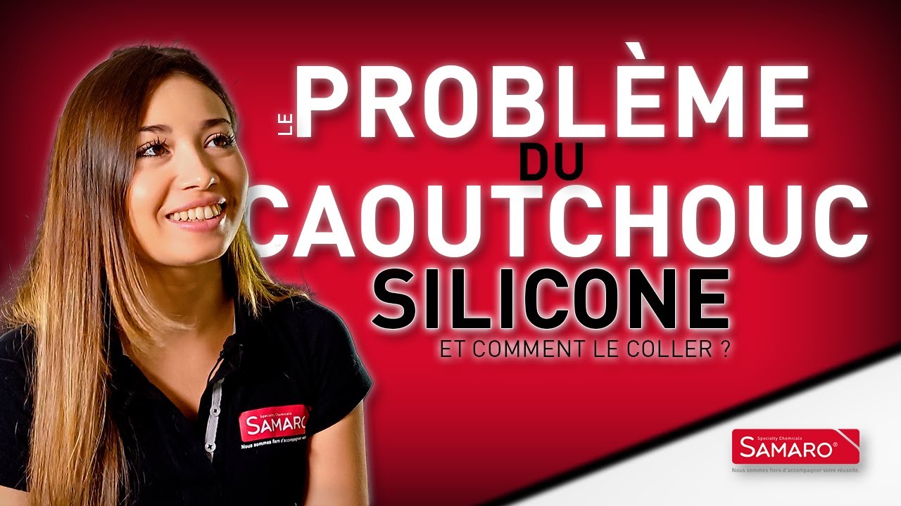 COMMENT COLLER du CAOUTCHOUC SILICONE
