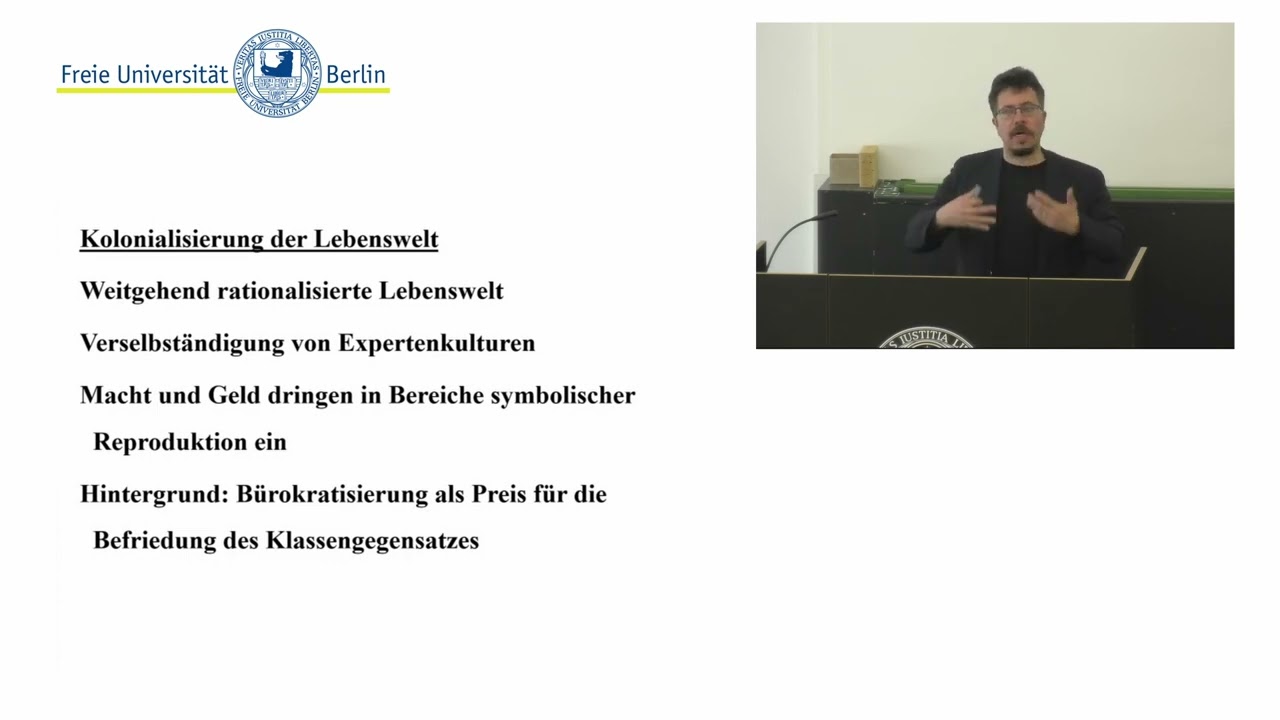 Neuere Kritsche Theorie: Habermas 3 + Foucault | Vorlesung 11 Moderne pol. Theorie | Prof. Ladwig