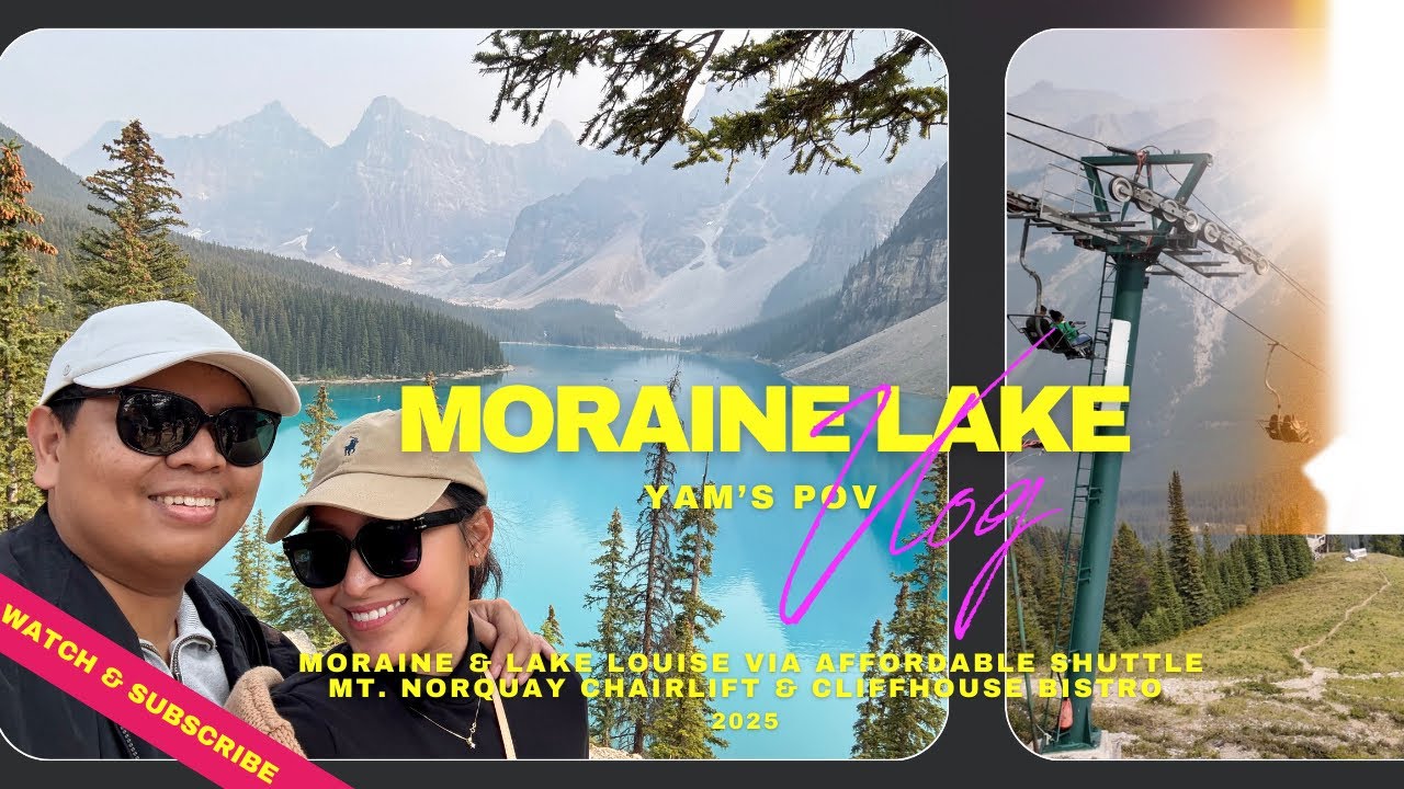 Banff on a Budget 💸 $8 Moraine Lake & Lake Louise + Mt. Norquay Chairlift