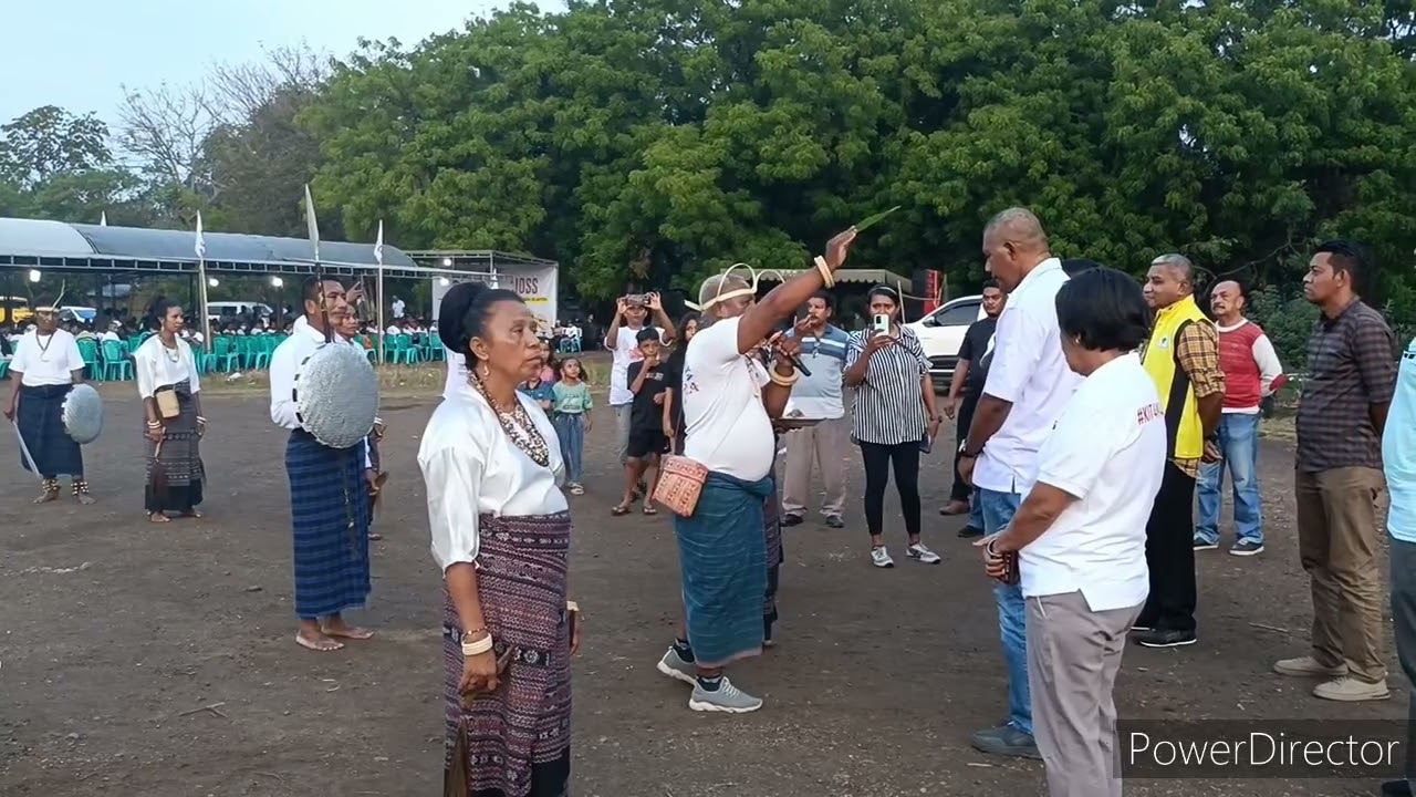 Tarian Hegong penyambutan Bupati dan Wakil Bupati SIKKA terpilih 