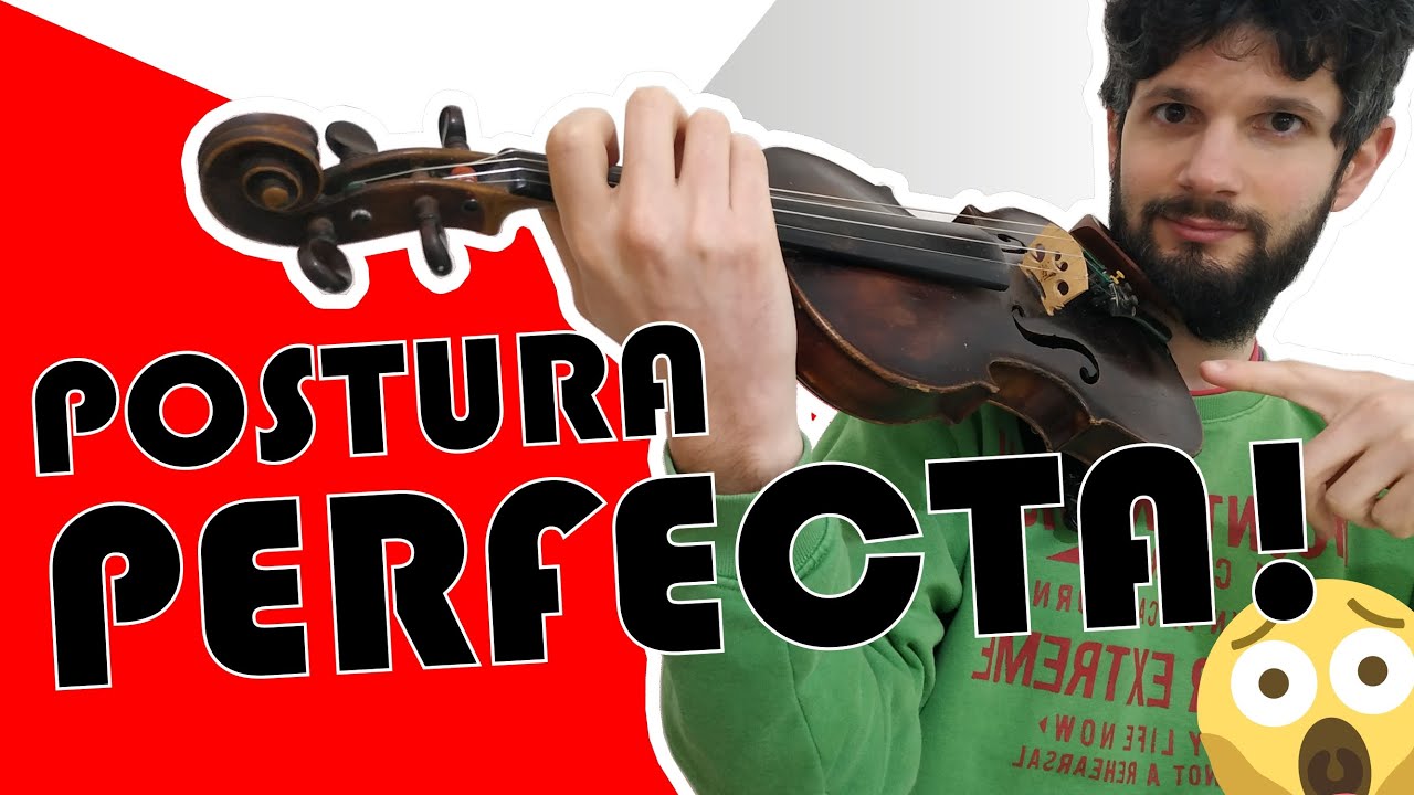 ✅ Cómo SUJETAR el violín! Logra la Postura PERFECTA paso a paso y FÁCIL!
