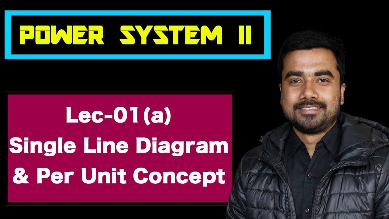 Lec 01(a) Single Line Diagram & Per Unit Concept | Power System | GATE ESE