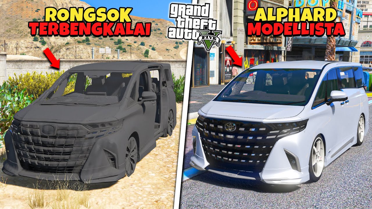 Aku Menemukan Mobil Alphard Modellista Yang Sudah Rongsok Terbengkalai - GTA 5 MOD