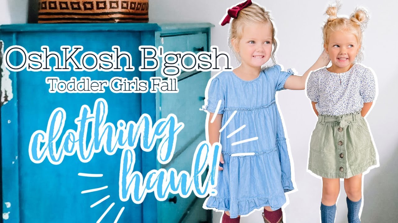 Epic Toddler Girls Fall Clothing Haul From OshKosh B'gosh!