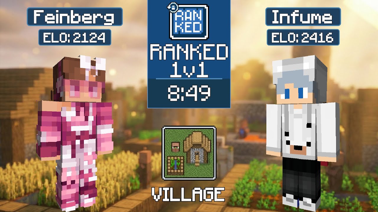 Feinberg vs Infume | MCSR Ranked | Village Seed