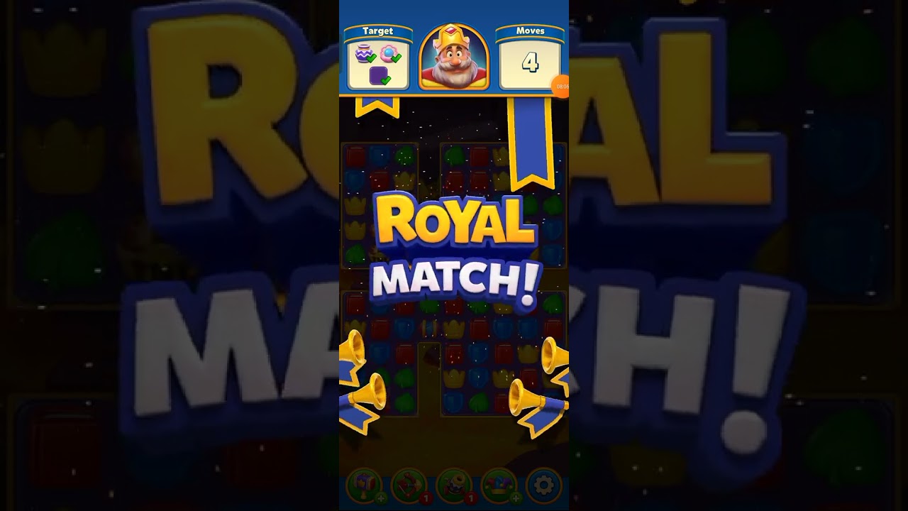 Royal Match part 328 lvl 4401-4410 New Candy Cane & Jelly (pls. watch in 2x speed)