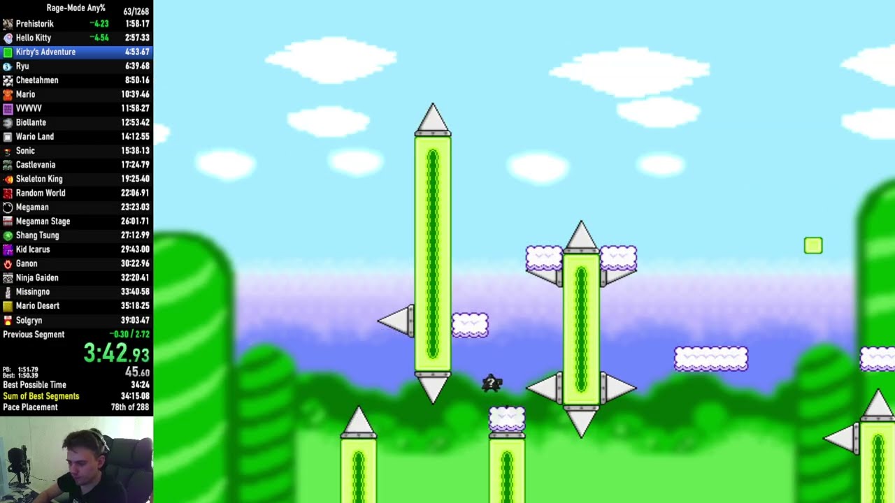 [WR] Boshy Rage-Mode Any% in 37:18