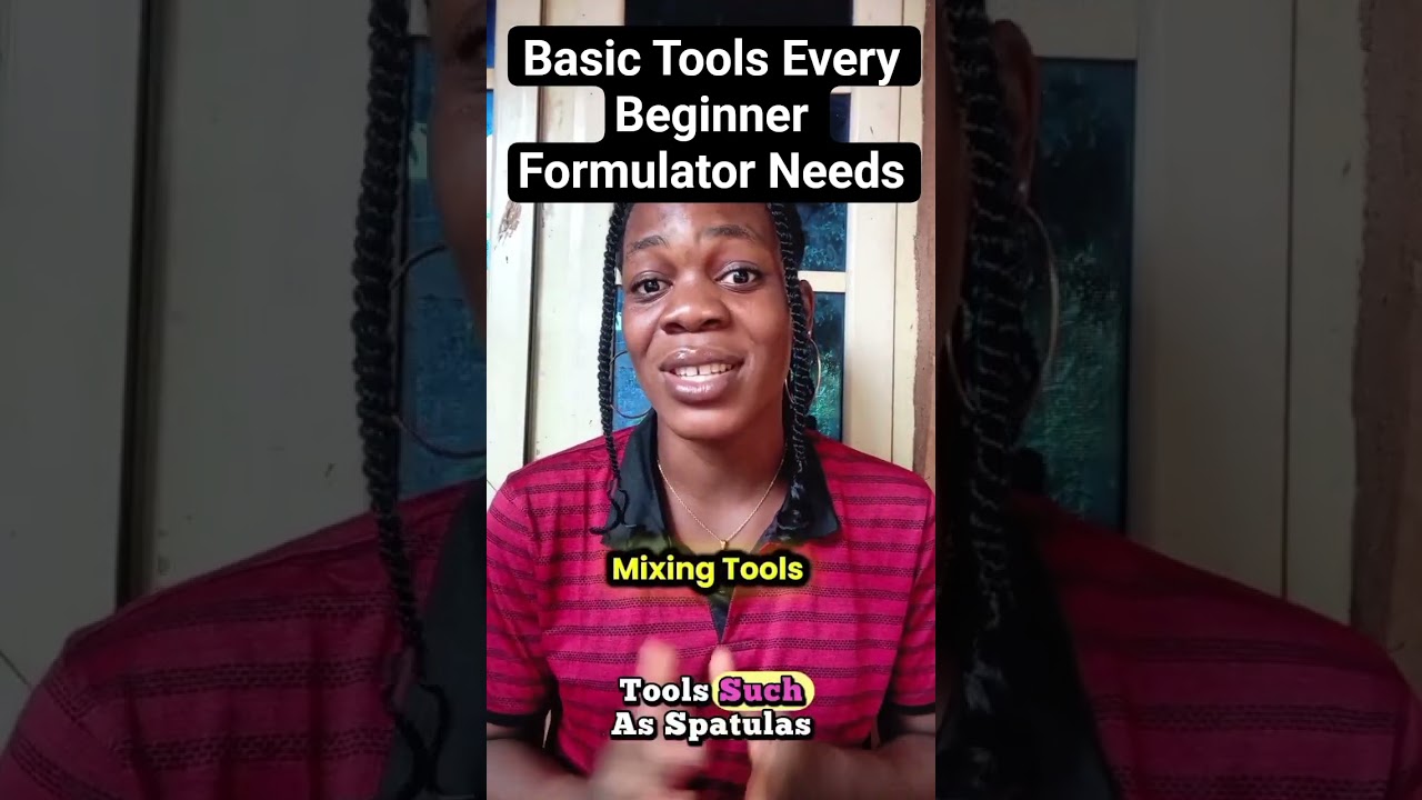 Basic tools for beginners in skincare formulating.  #skincare #formulation #tips #viral