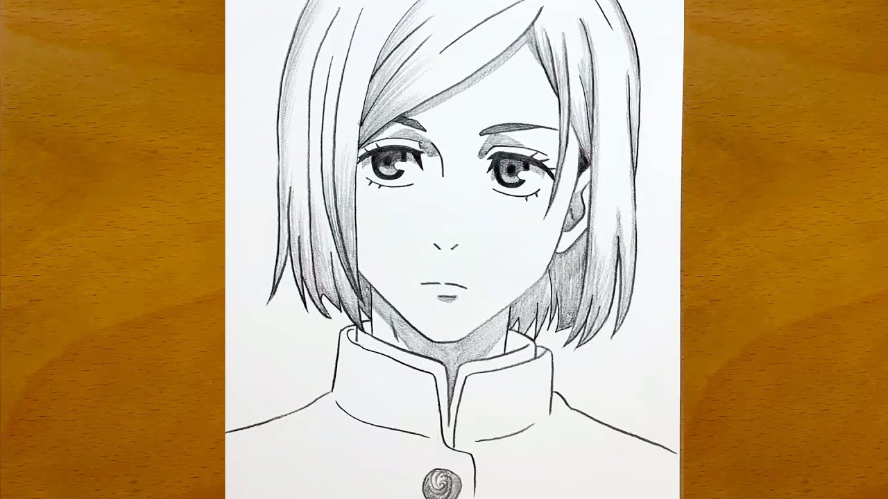 Anime drawing | How to Draw Kugisaki Nobara from Jujutsu Kaisen | step by step | Draw anime