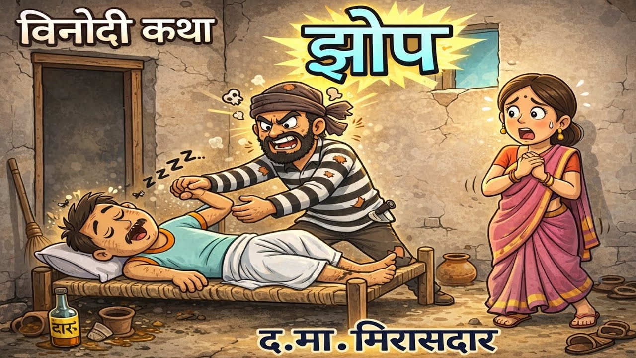 झोप /द.मा.मिरासदार / विनोदी कथा / Zop / D Ma Mirasdar / vinodi katha