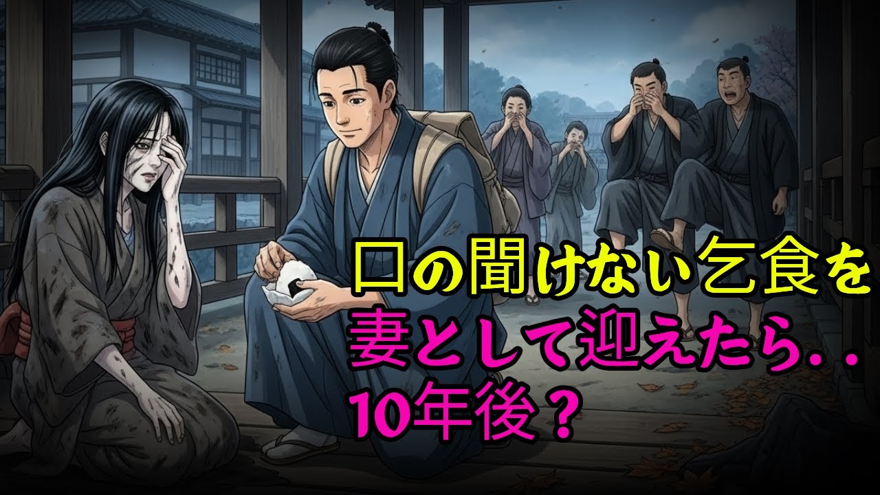 口のきけない物乞いを妻にしたら…10年後 | 野談 | 伝説 | 昔話 | 説話 | 民話