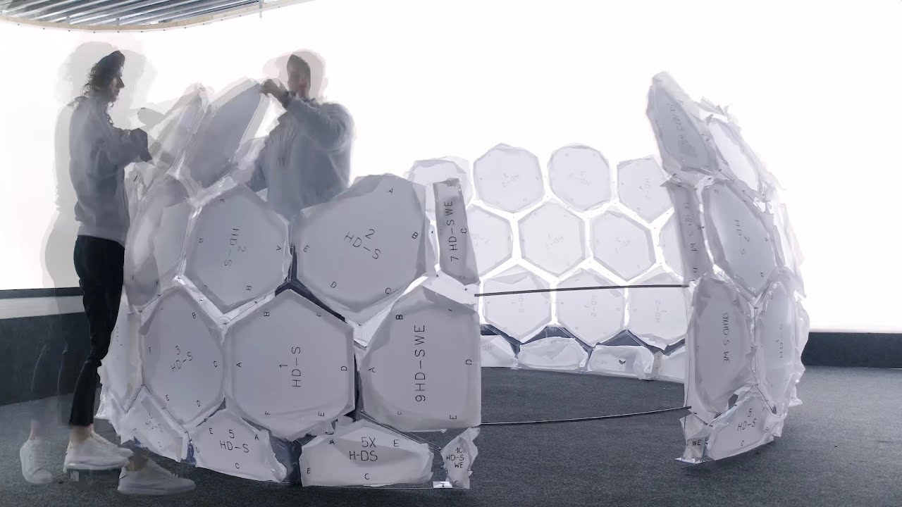 Hypedome Assembly: Timelapse Walkthrough + Port Door/Modular Base/Hype.Wall Panels