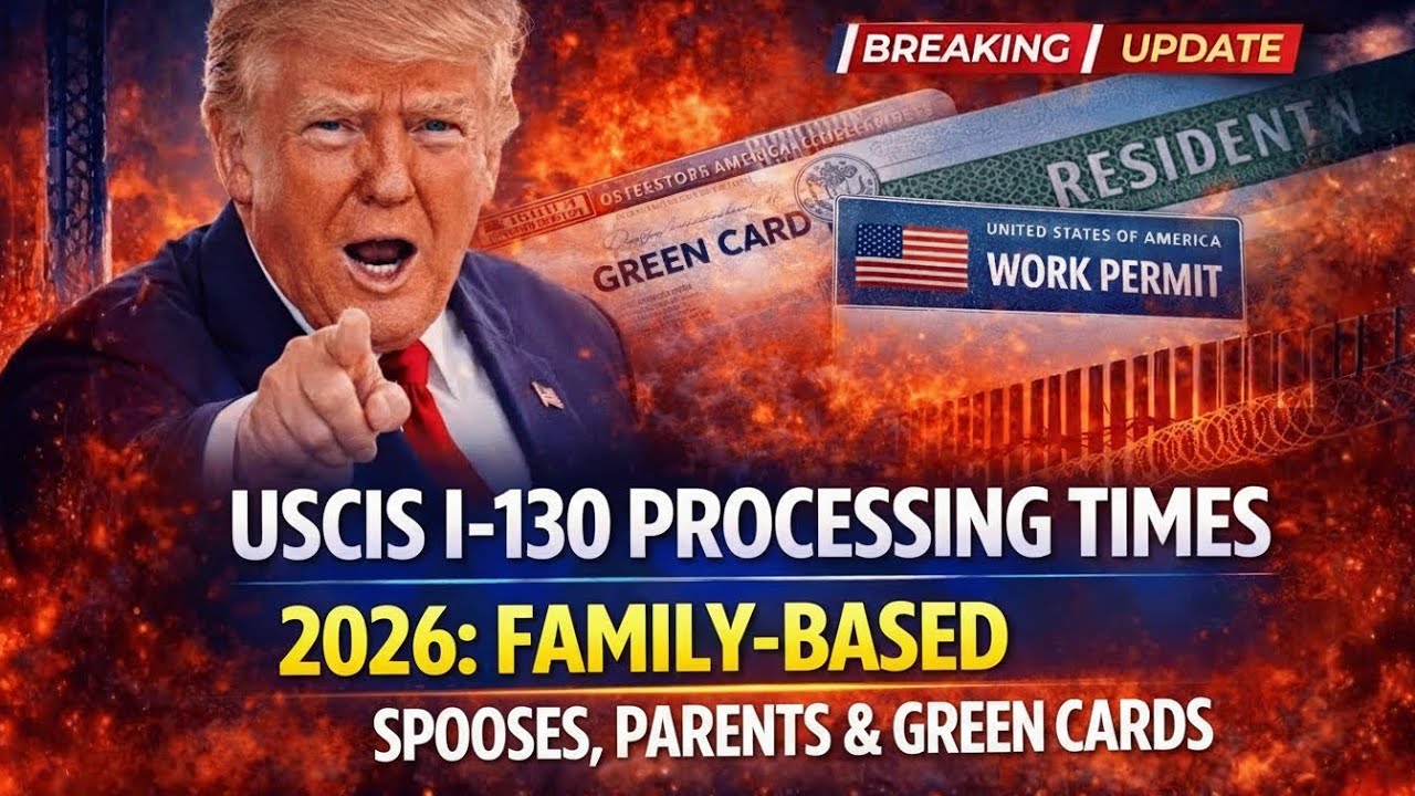 Сроки обработки заявлений I-130 в USCIS в 2026 году: для супругов, родителей и получения грин-кар...