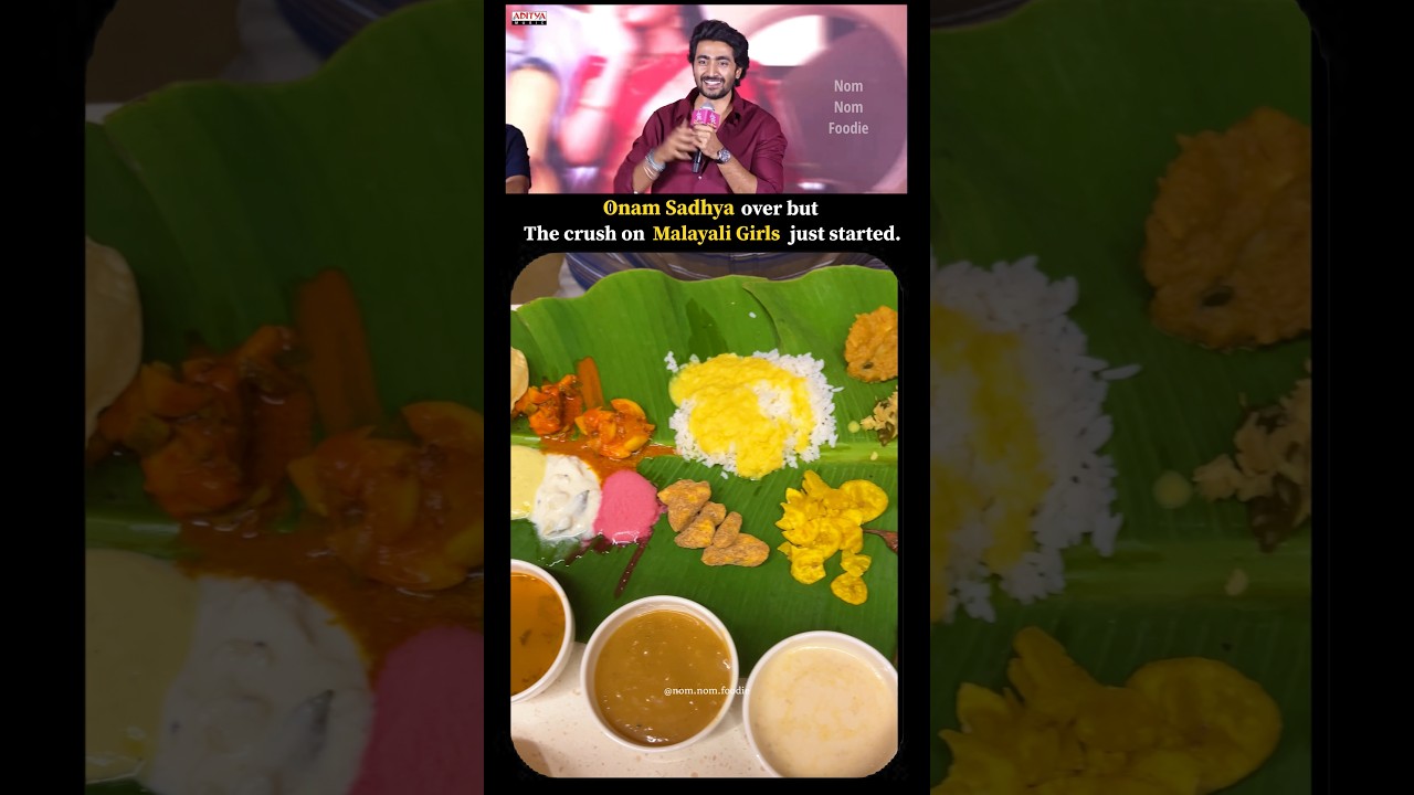 ‼️ME AFTER TRYING ONAM SADHYA‼️Nom Nom Foodie| Malavika Manoj | Srinath Maganti | Oh bhama ayyo rama