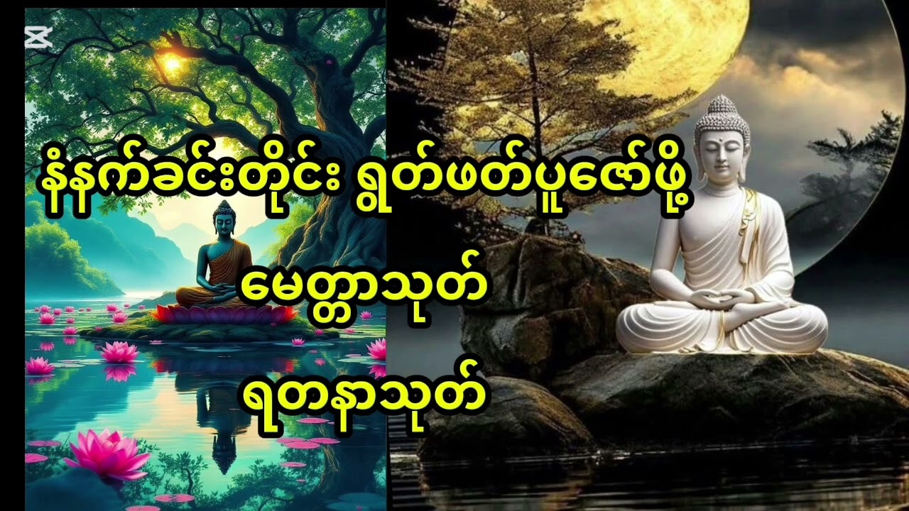 မေတ္တာသုတ်/ရတနာသုတ်တရားတော်