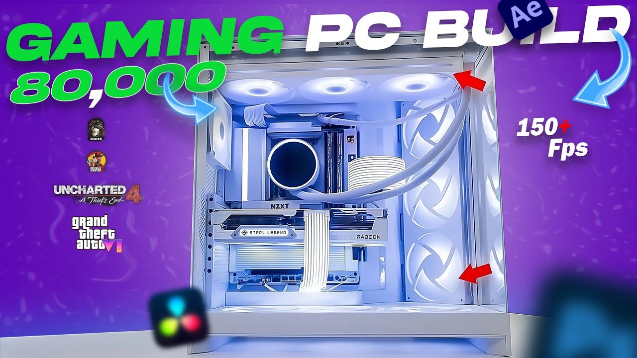 Gaming PC in 80k with DDR5  | Best Gaming Pc Under 80k #80kgamingpc #80kpcbuild