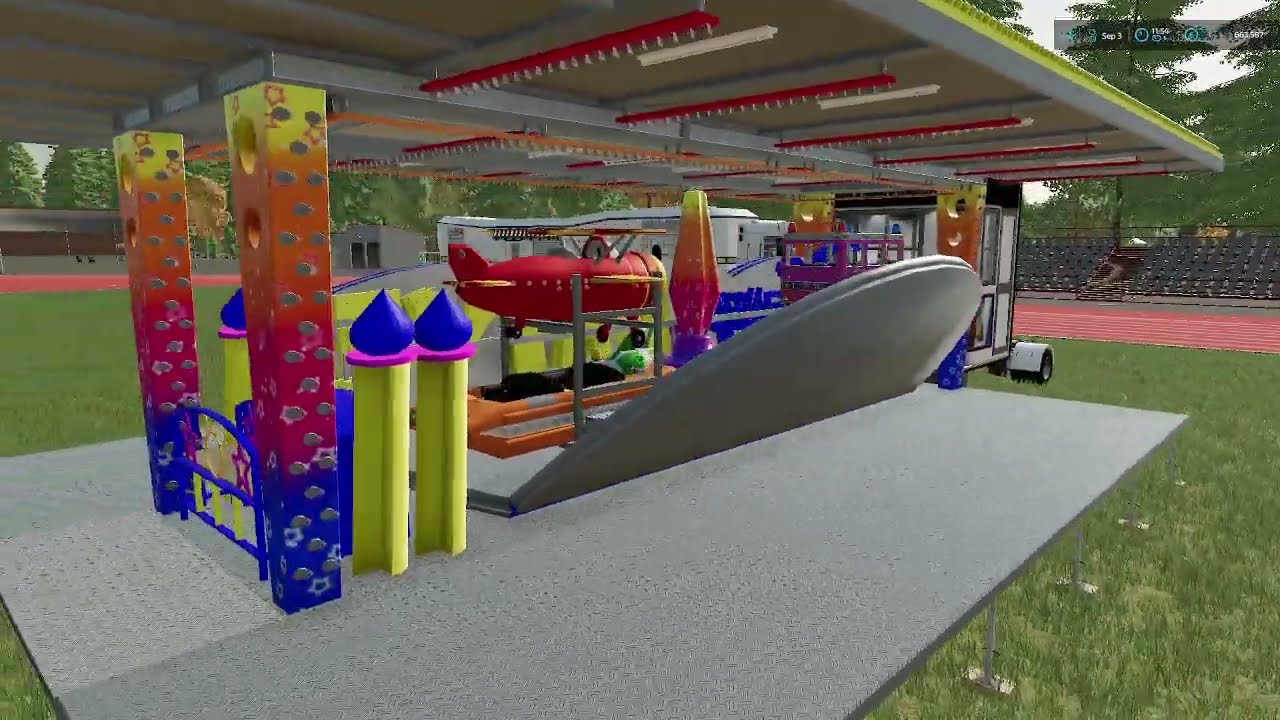Farming simulator 22 sports ground fun fair