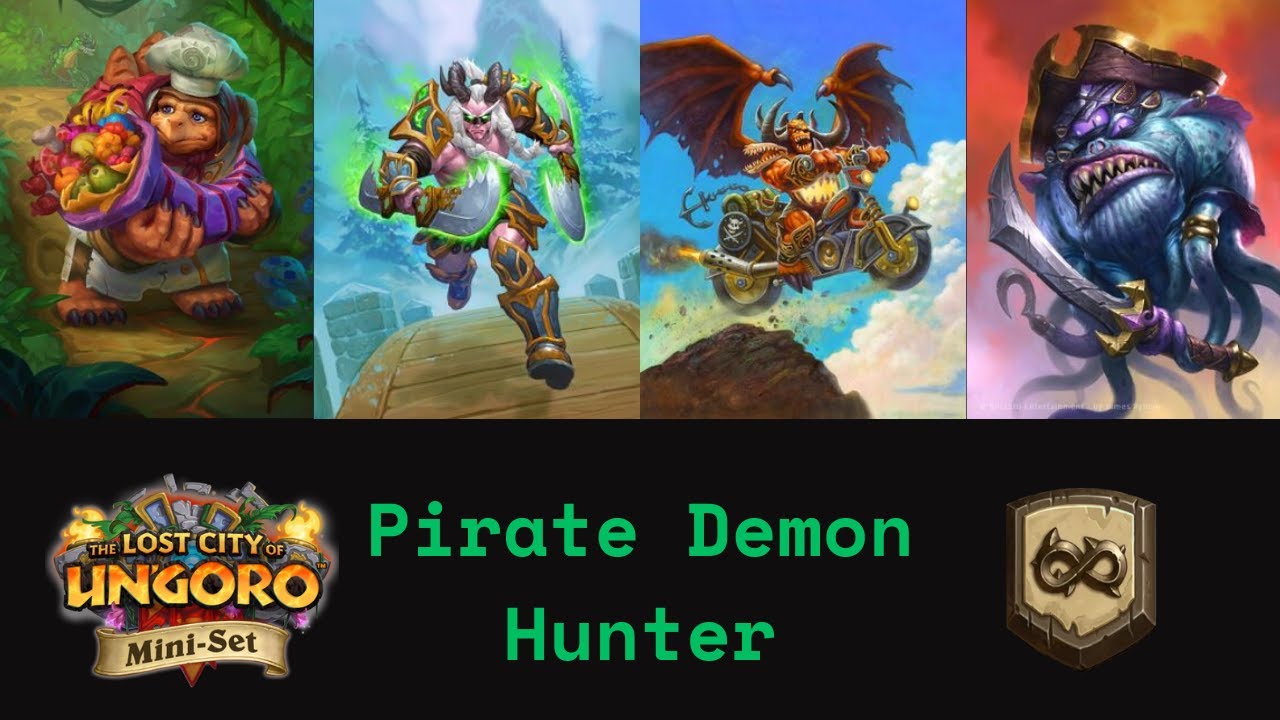Pirate Demon Hunter, Nice Deck To Reach Legend! (Hearthstone Wild)