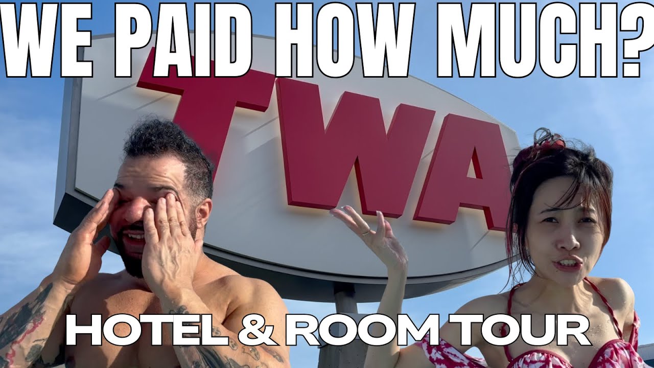 I stayed at the world's most expensive airport hotel! TWA Hotel tour