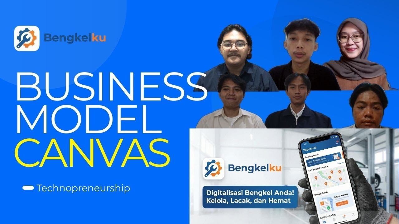 Presentasi Business Model Canvas (BMC): Aplikasi Bengkelku