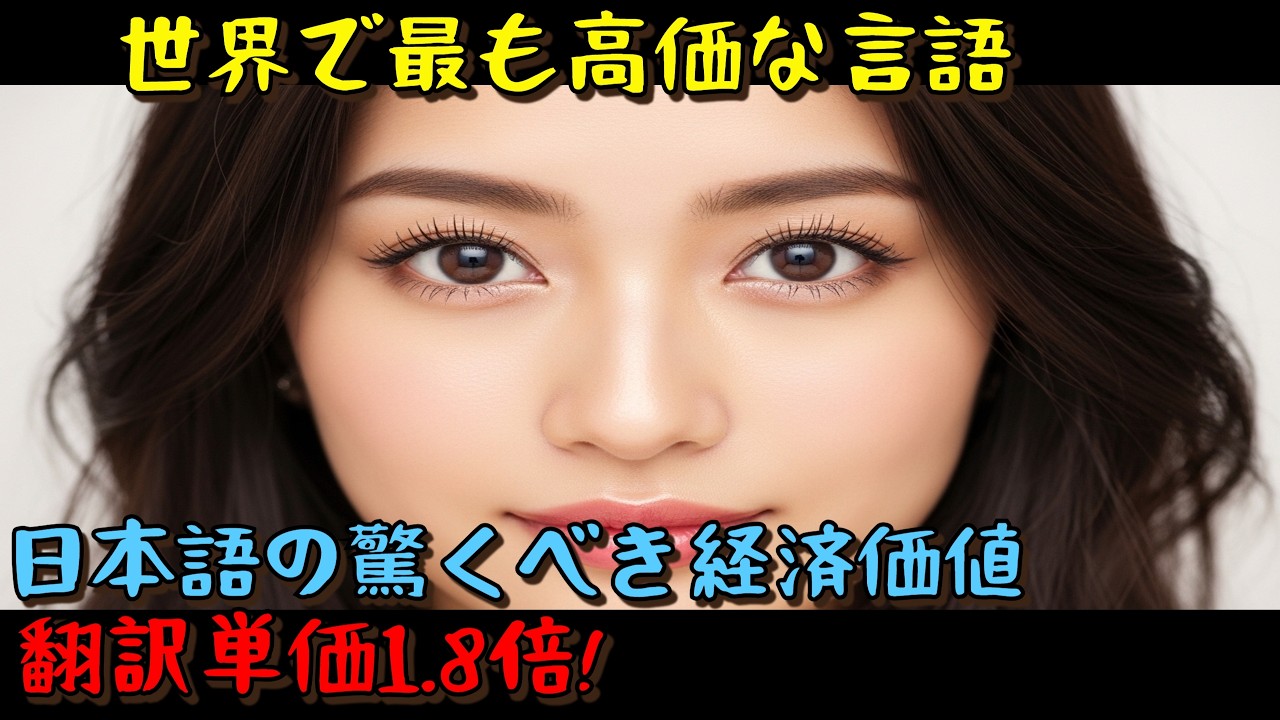 【衝撃】外国人経済学者が発見した日本語の驚異的な市場価値！なぜ世界で最も高額な翻訳料金なのか？400万人が学ぶ理由