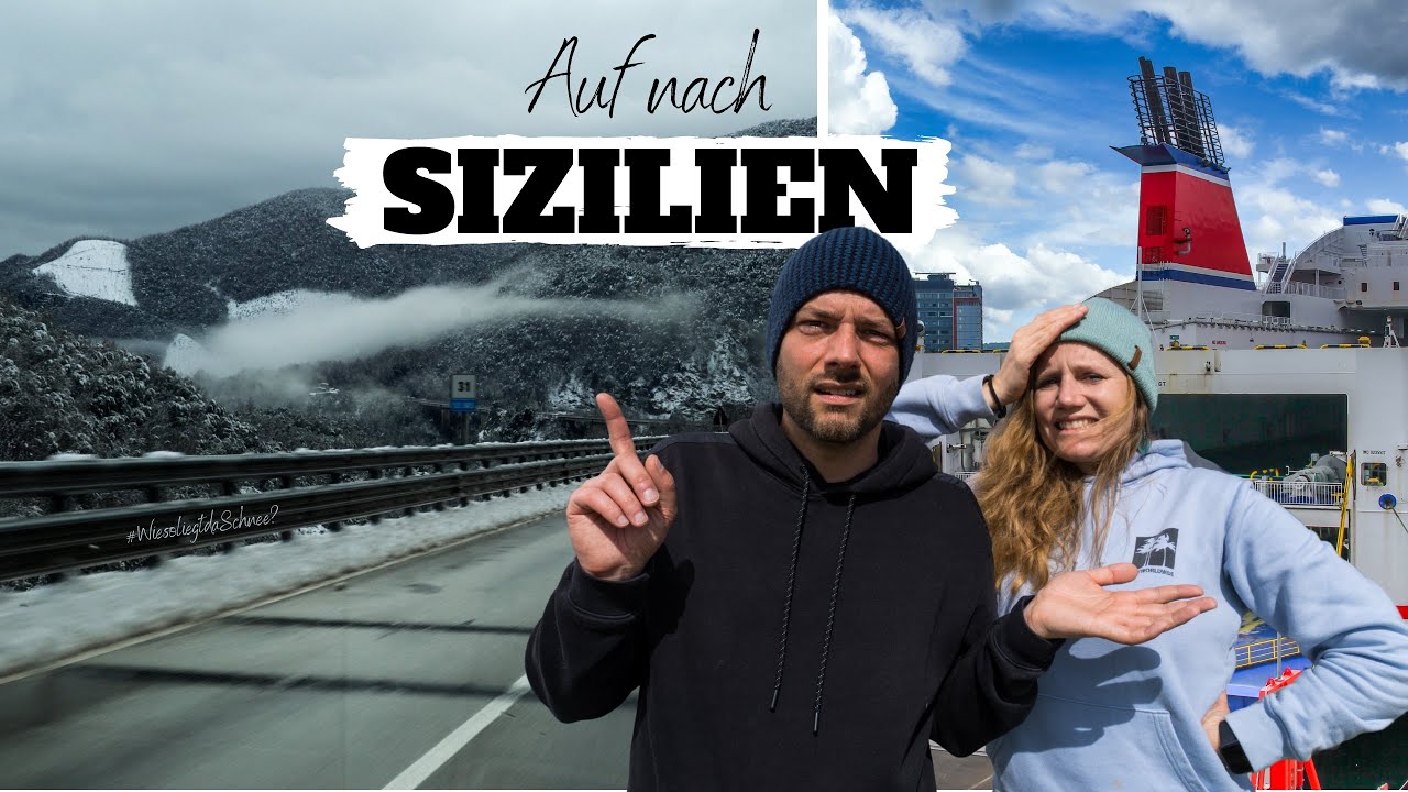 (K)eine Fähre nach Sizilien | Total anders als erwartet | Überwintern im Süden | Remote (work) Reise
