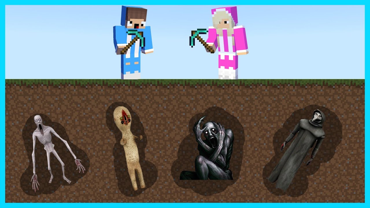 MIPAN & ZUZUZU MENCARI SEMUA RAHASIA SCP DI BAWAH TANAH MINECRAFT SURVIVAL!