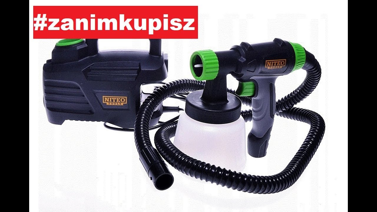 Agregat malarski z Biedronki HVLP NITEO #zanimkupisz 6.