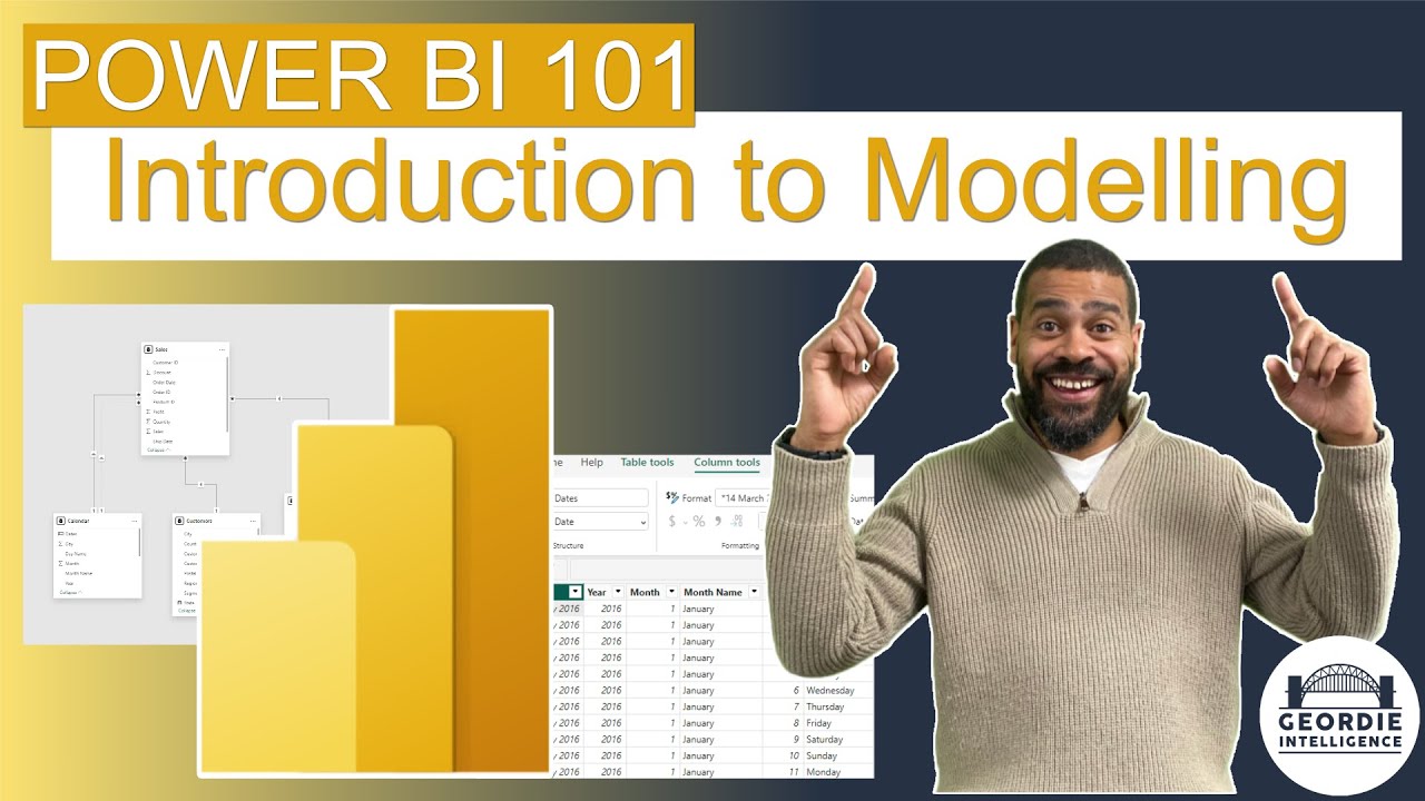 Power BI 101  - Data Modelling with Power Query in Power BI Desktop - Week 1