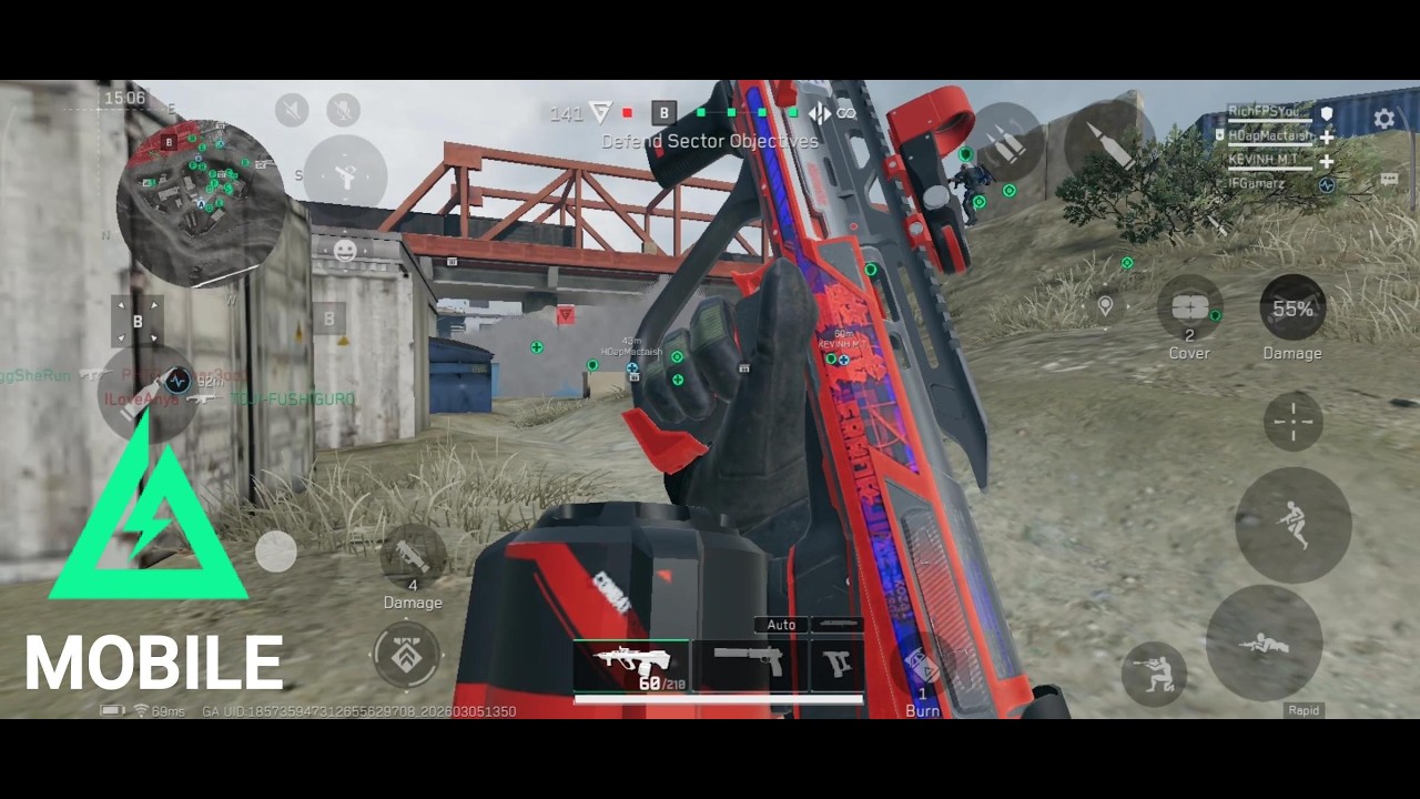 🔥 139 KILLS with AUG! Insane Destruction in Delta Force Mobile 😱