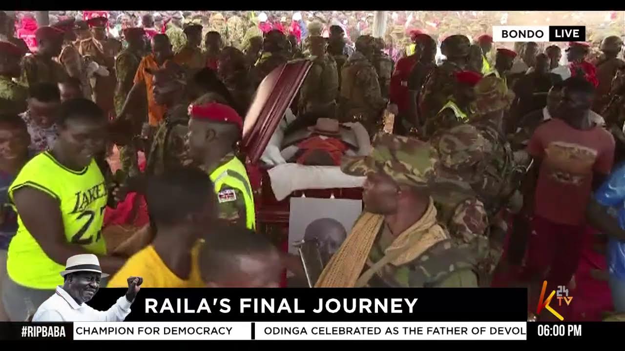 K24TV LIVE: State Funeral of the Late Rt. Hon. Raila Amolo Odinga
