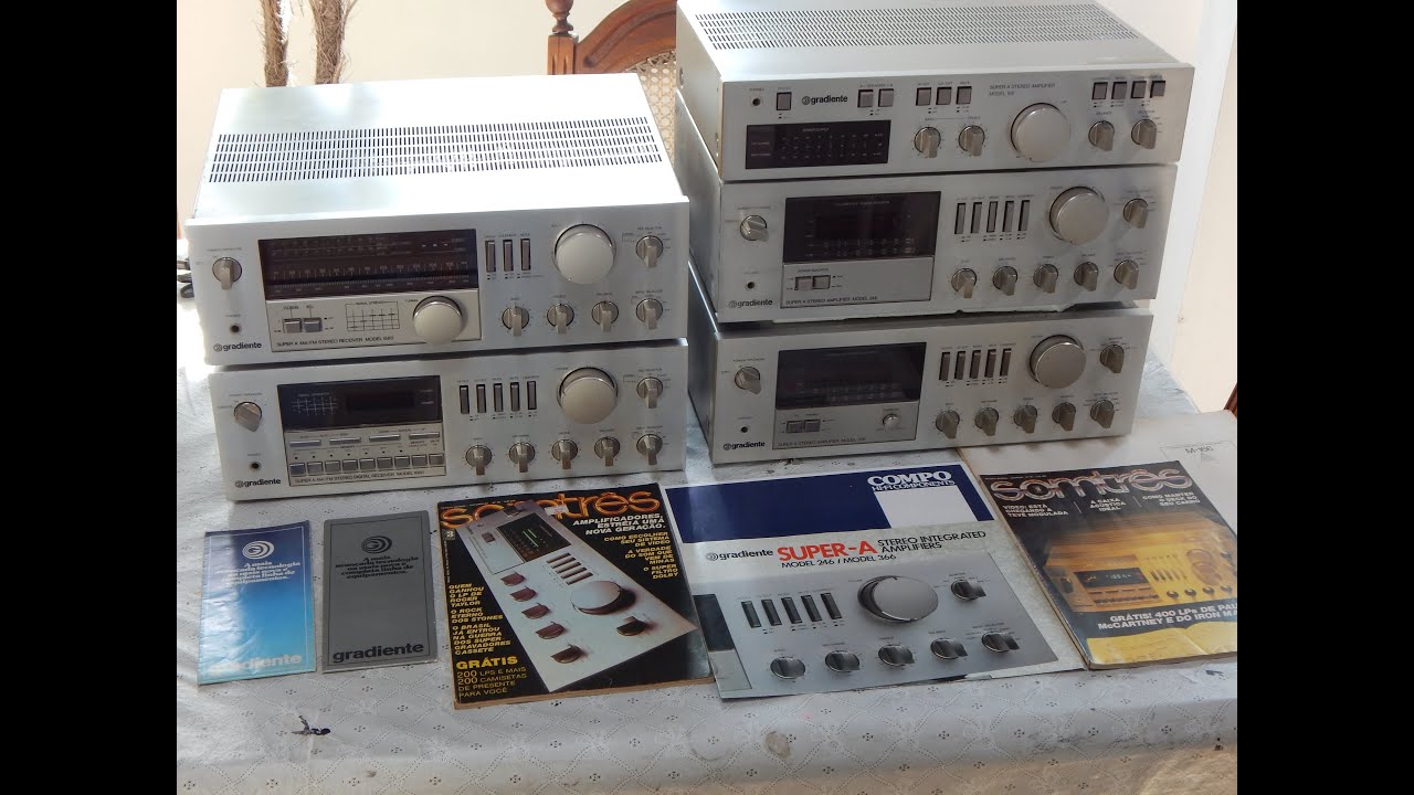 Todos os SUPER A Gradiente - RECEIVER- AMPLIFICADORES -