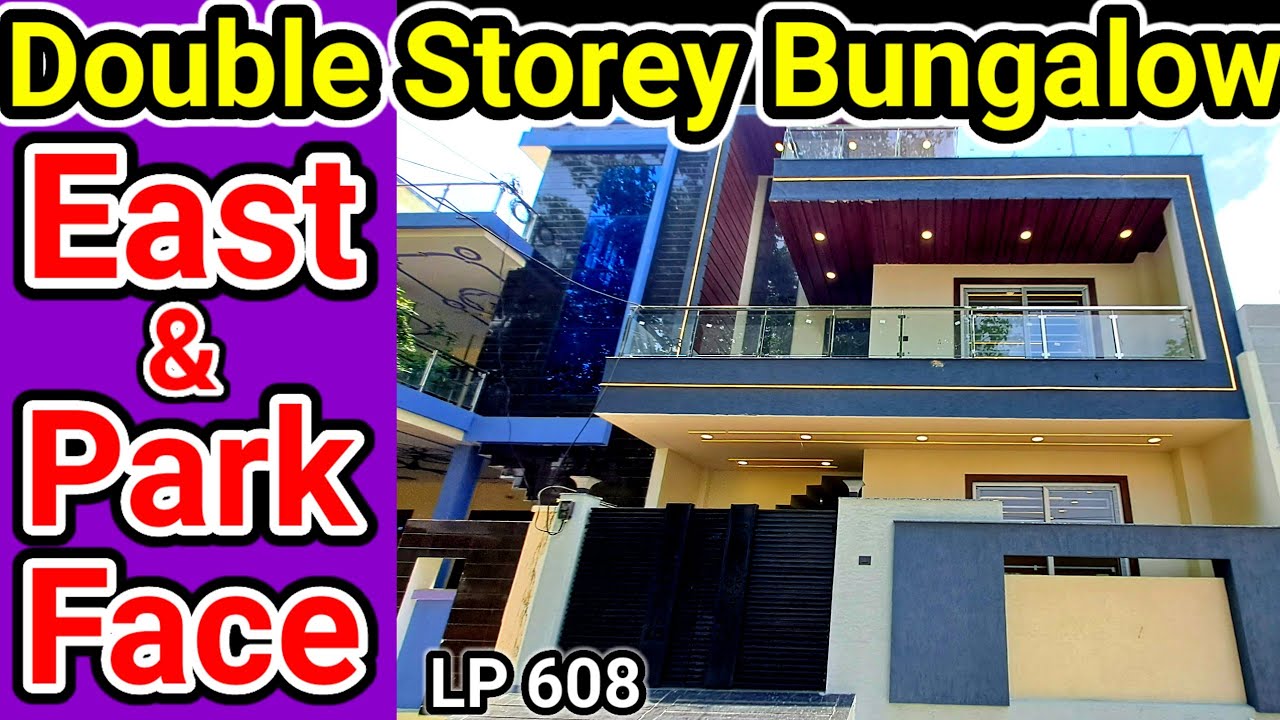 East Face Bungalow For Sale|Park Facing Luxury House in Indiranagar Lucknow|Park Facing House