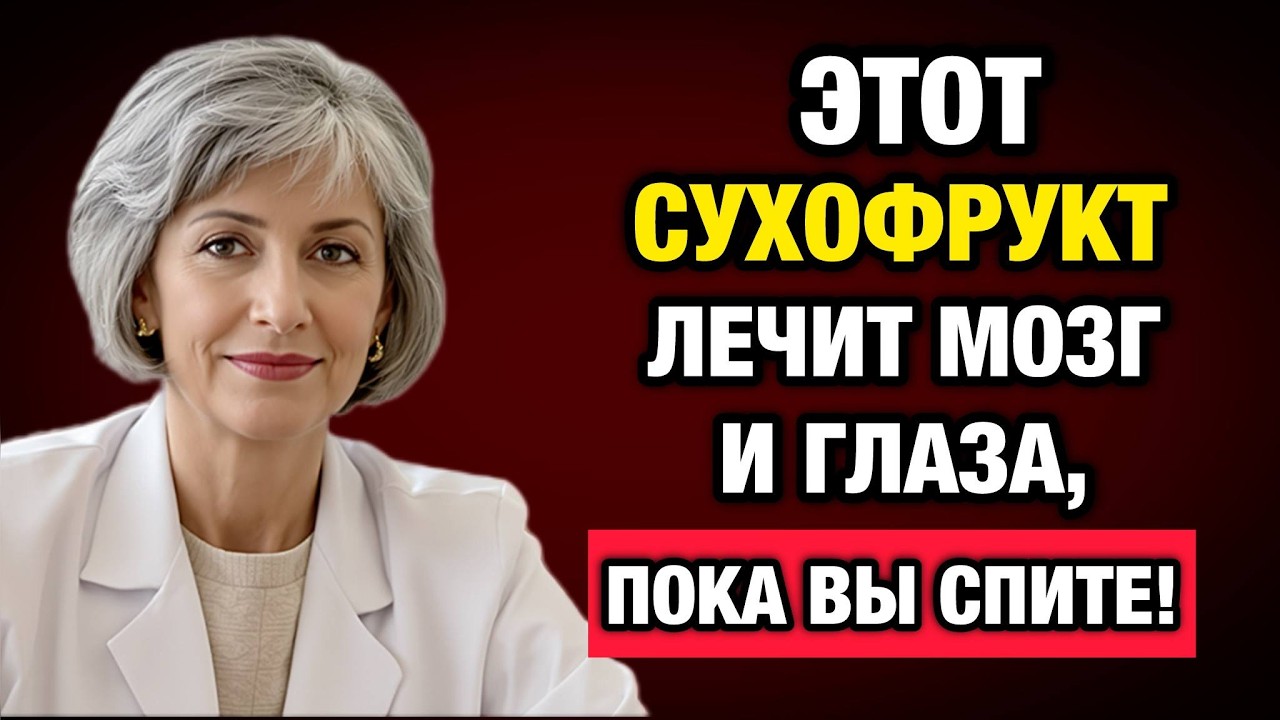 Мозг «задыхается», пока вы спите: 1 роковая ошибка после 60 и сухофрукт-спаситель