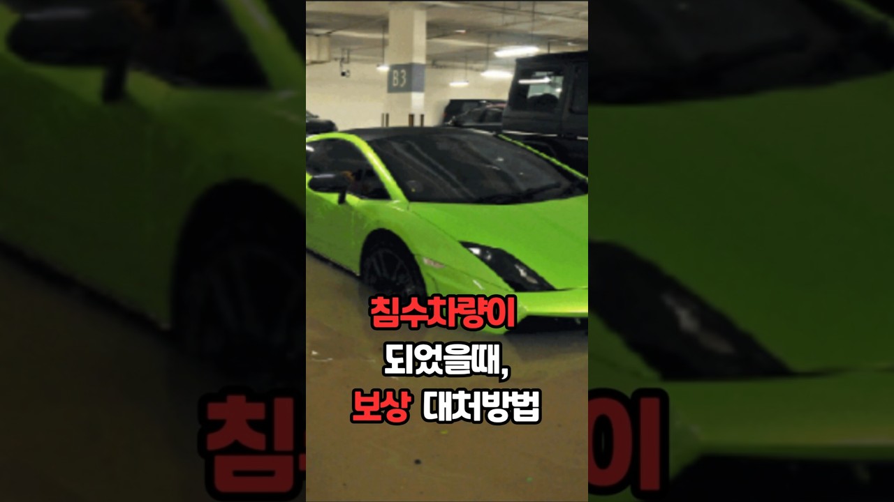 침수차량 되었을때 보상방법! #정보 #꿀팁 #침수차 #침수피해 #침수보상 #침수차수리 #침수차보험 #침수차중고 #침수차확인 #침수자차보험 #침수차취등록세 #폭우피해