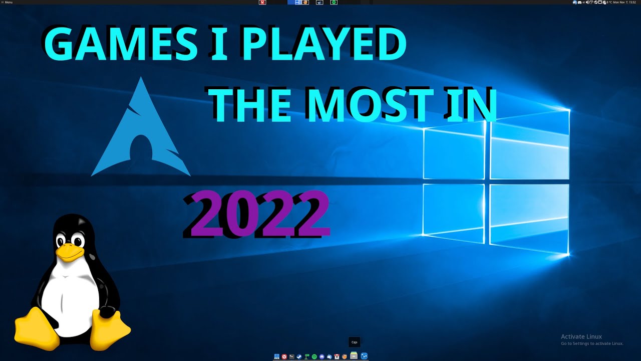 My Most played games in 2022 - Linux