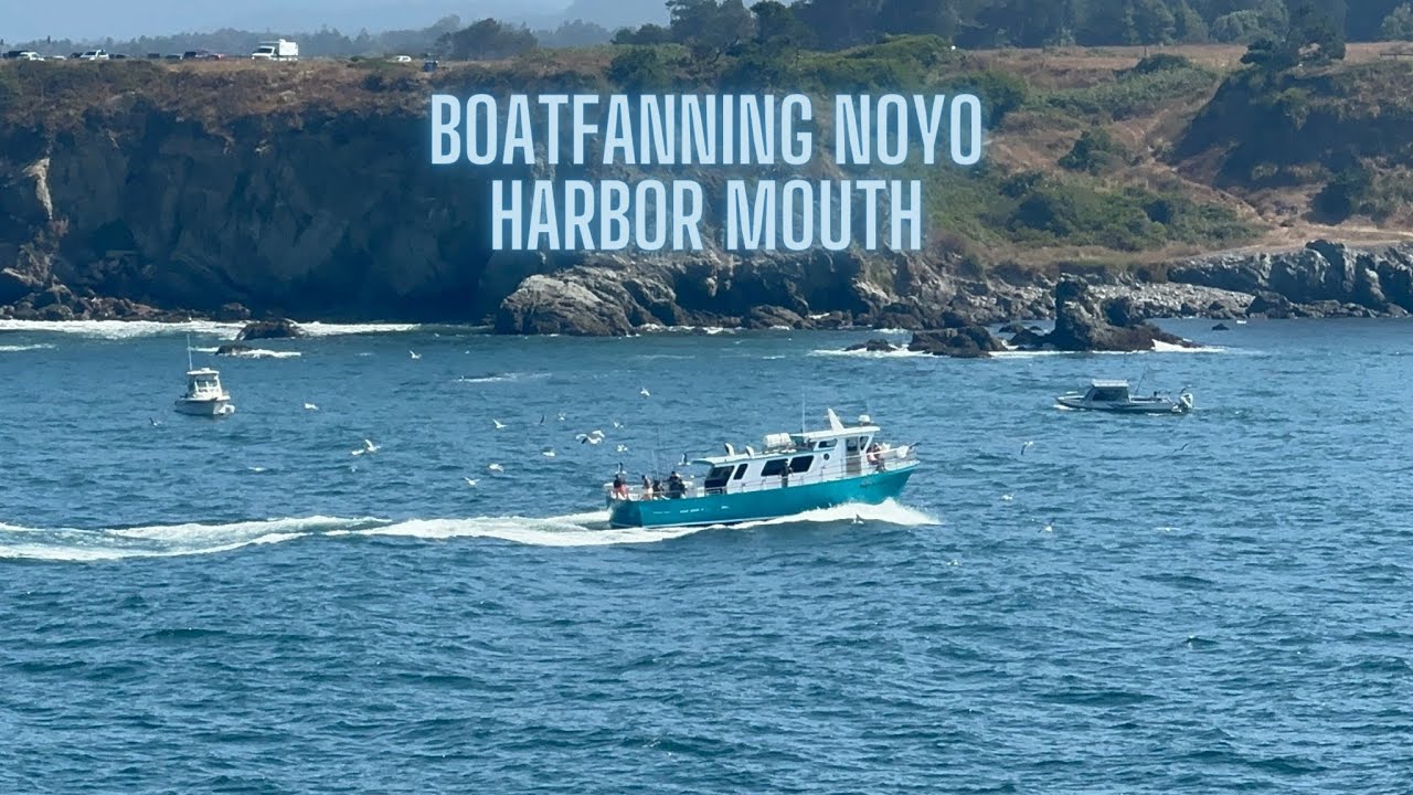 Boatfanning Noyo Harbour Mouth - Bouncing like nothing else! - 7/27/23