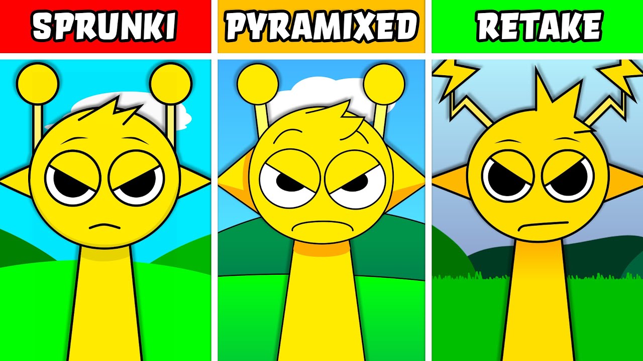 Incredibox: Sprunki vs Sprunki Pyramixed vs Sprunki Retake But Everyone is ANGRY 😠👿😡 Normal & Horror