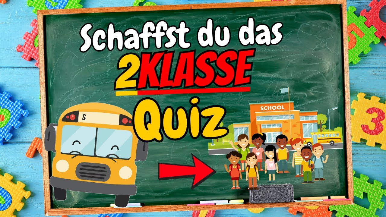30 Fragen für die 2. Klasse! 🎓 | Bestehst du das Grundschul-Quiz oder musst du zurück in die Schule?