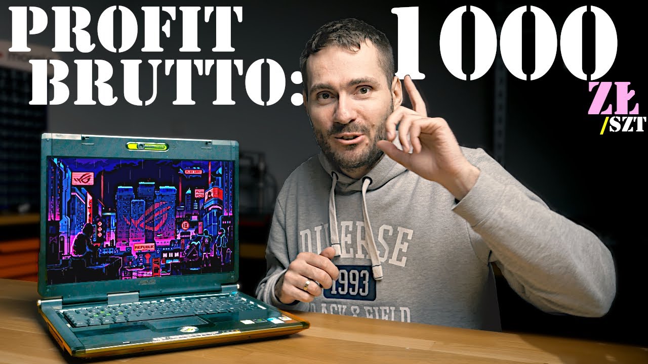 Jako Student Zarabiałem KROCIE Naprawiając Ten Model ASUSa - RETRO GAMING LAPTOP