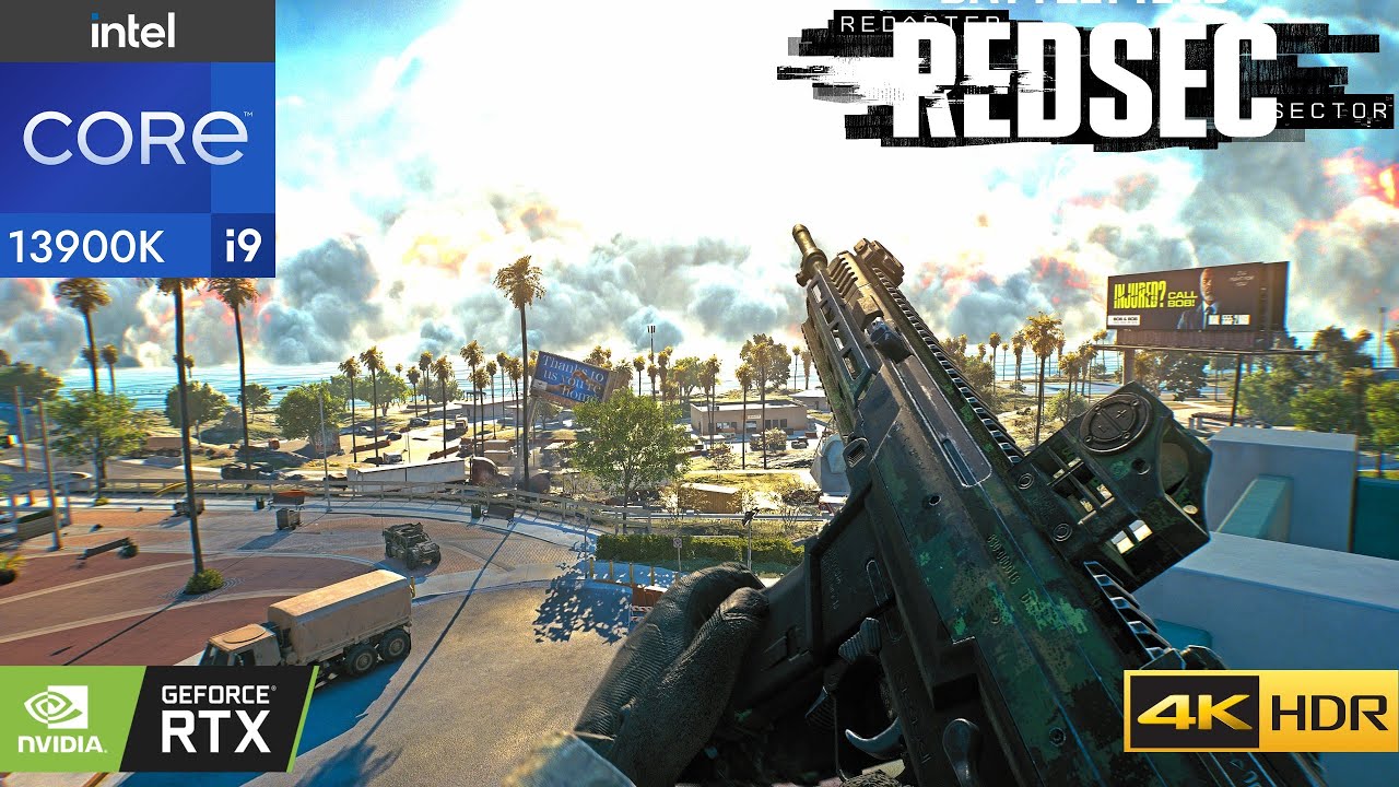 Battlefield REDSEC PC 4K HDR Ultra Settings gameplay | Nvidia RTX 3060 ti
