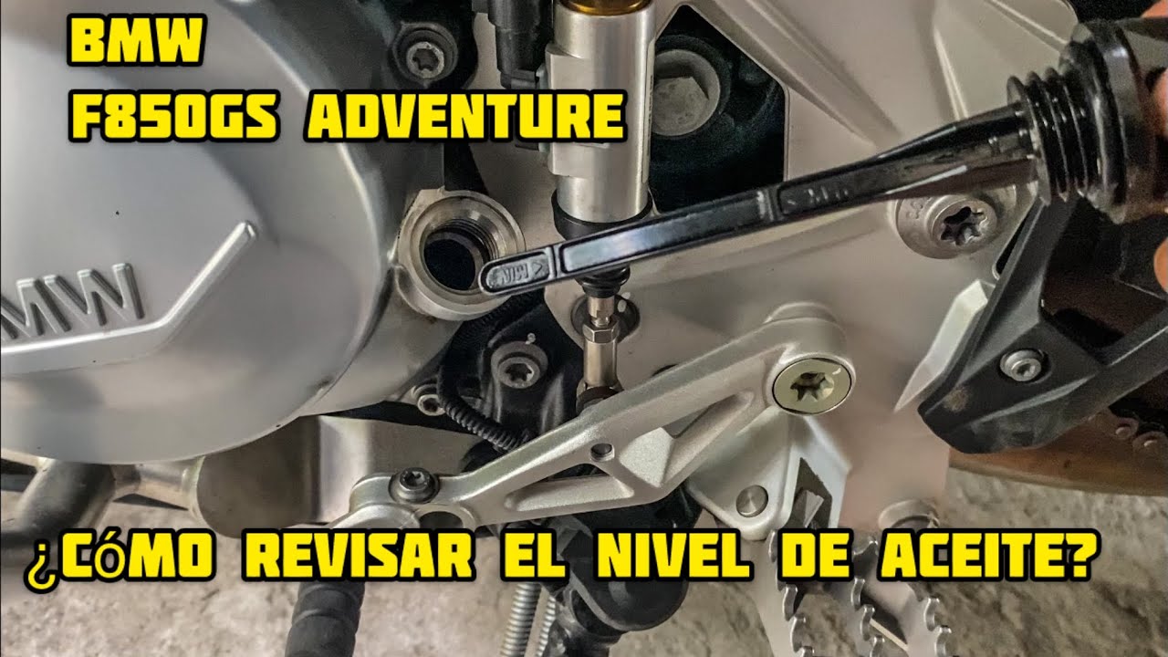 BMW F 850 GS ADVENTURE / Revisión de Nivel de Aceite de Motor